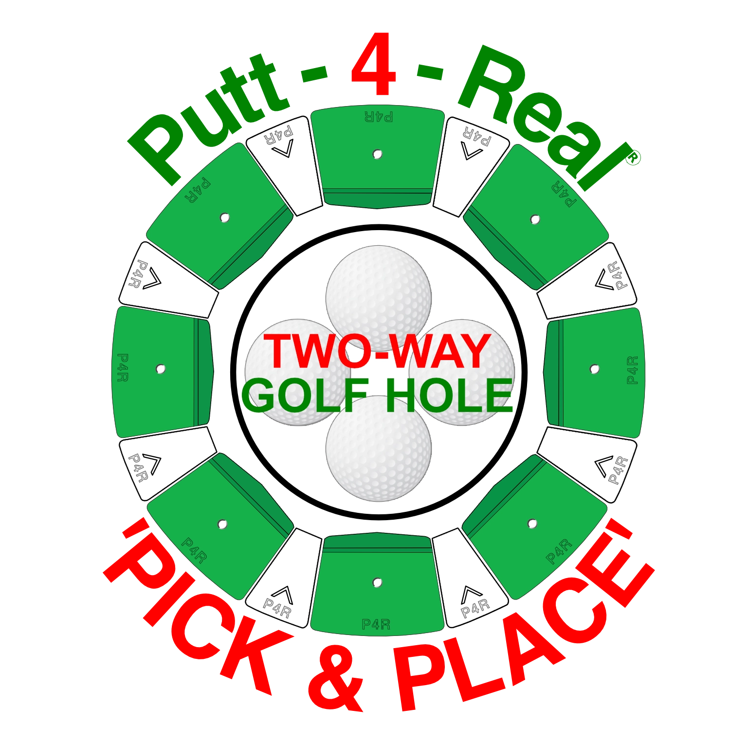 Putt-4-Real Pick Place Putt